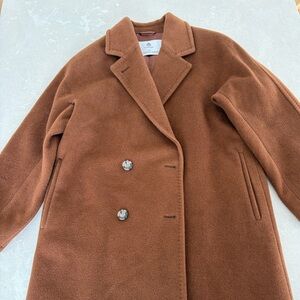 Babaton by Aritzia Cognac “The Slouch” Coat